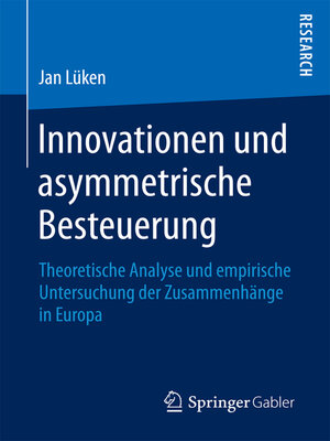cover image of Innovationen und asymmetrische Besteuerung